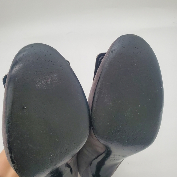 Roger Vivier Trompette Belle Pumps in Grey Suede Heels 38 - Picture 13 of 16